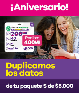 paquete $5.000 Aniversario