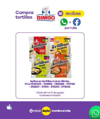 Tortillas bimbo