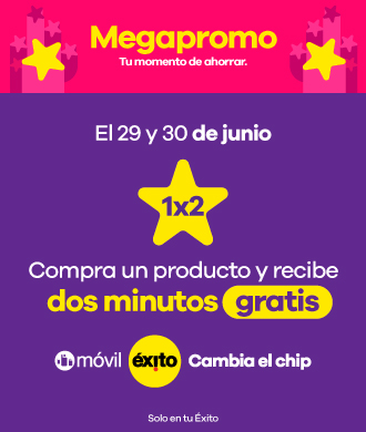 Compra un producto y recibe dos minutos gratis