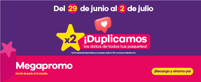 Duplicamos los datos de todos tus paquetes