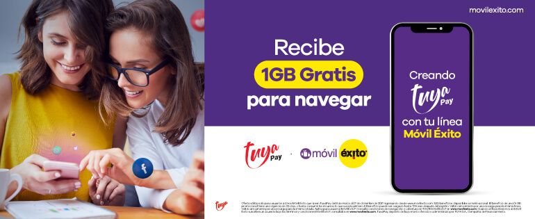 recibe 1 g gratis para navegar 