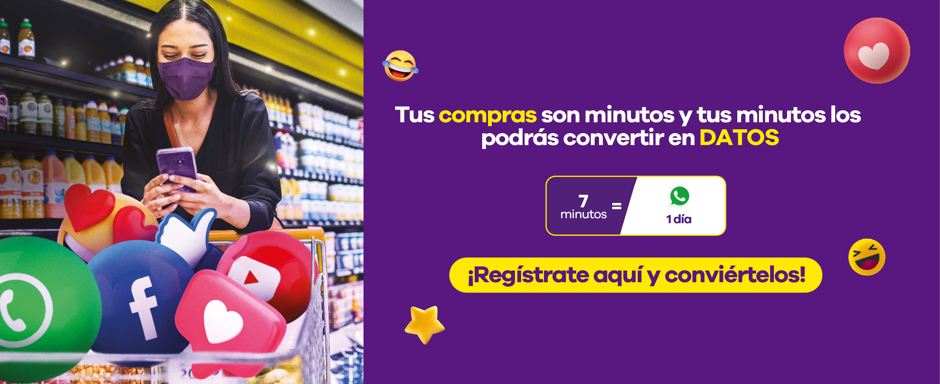 convierte tus minutos en datos