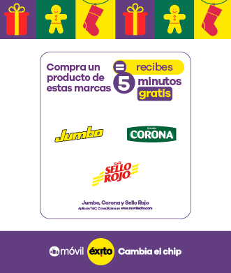 compra un producto de estas marcas y recibe 5 minutos gratis