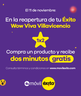 Compra un producto y recibe 2 minutos gratis