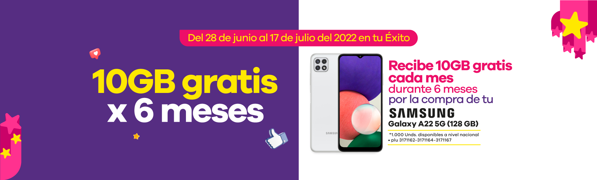 10 gb gratis por 6 meses