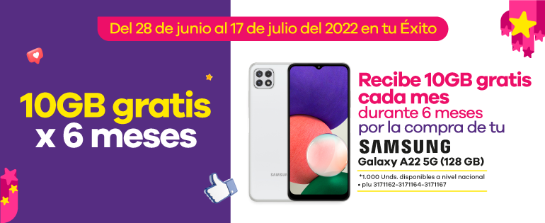 10 gb gratis por 6 meses