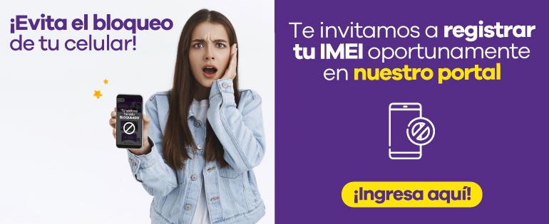 Banner registro IMEI