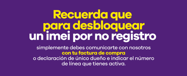 Banner IMEI mobile