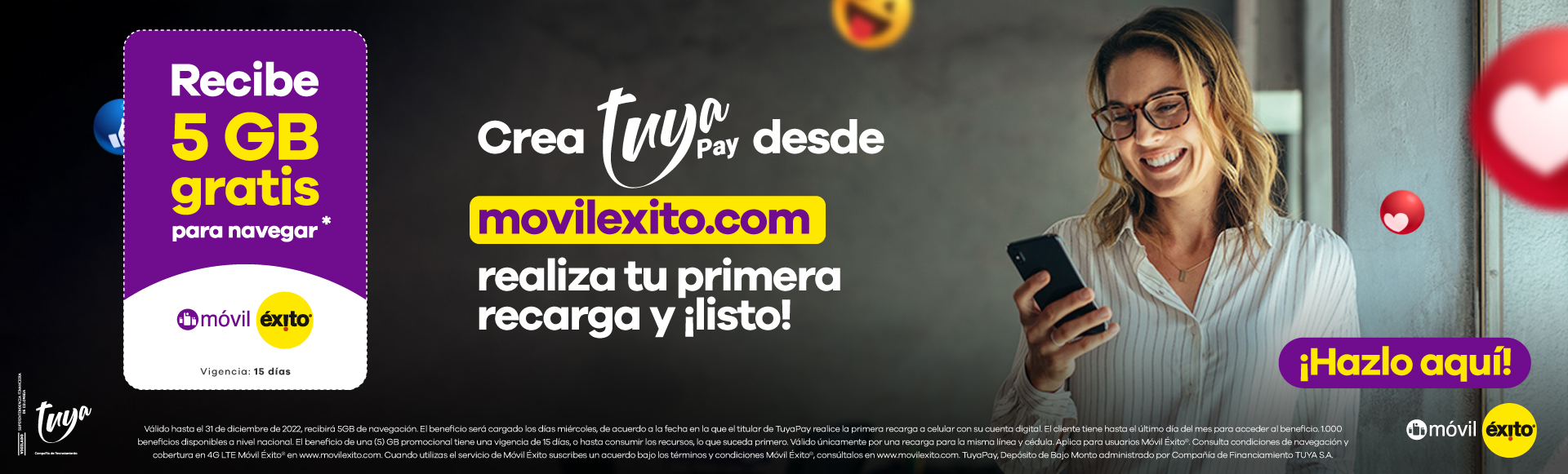 Banner Tuya Pay desktop