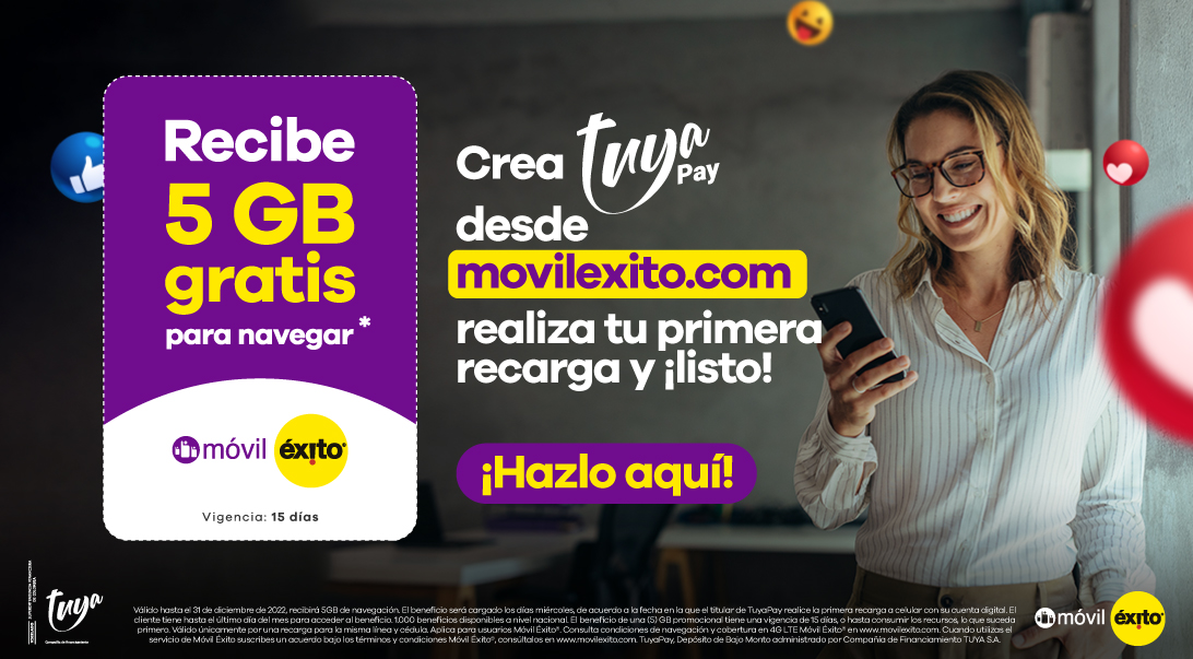Banner Tuya Pay mobile