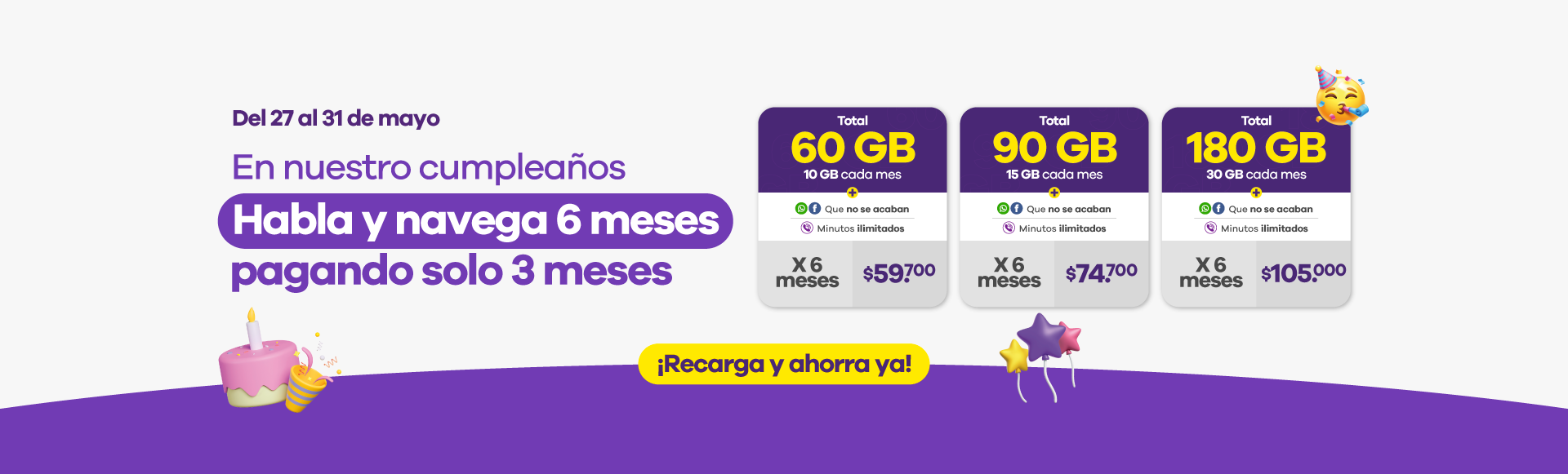 v2 Móvil Éxito - Pague 3 lleve 6 - Banner 