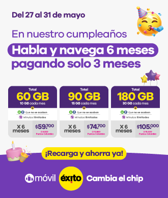 Prepagadas 3x6 Cumpleaños