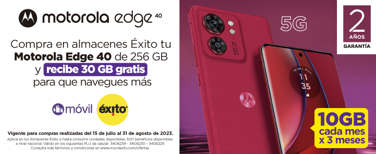 Oferta Motorola 2 - Edge 40 Mobile