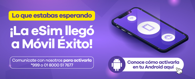 Banner eSim Android Mobile