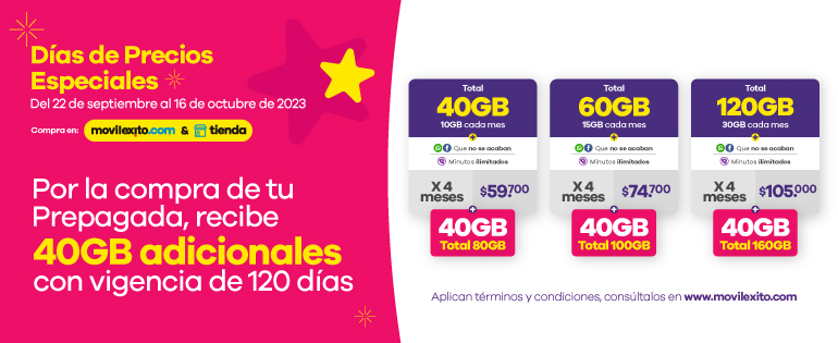 Prepagadad 40GB - DDPE 2023 Mobile