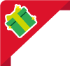 Etiqueta Roja Navidad Regalo