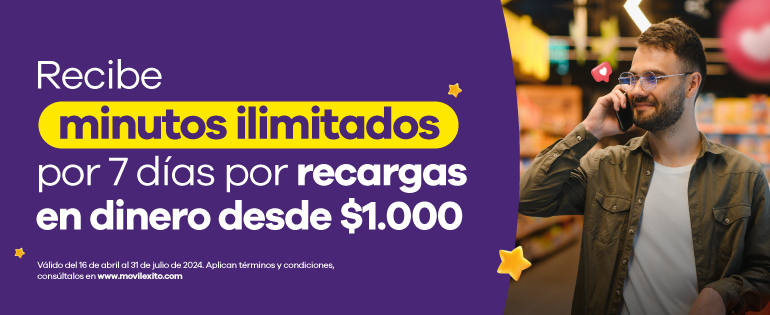 Banner Recarga $1.000 Todos Canales Abril 2024 Mobile