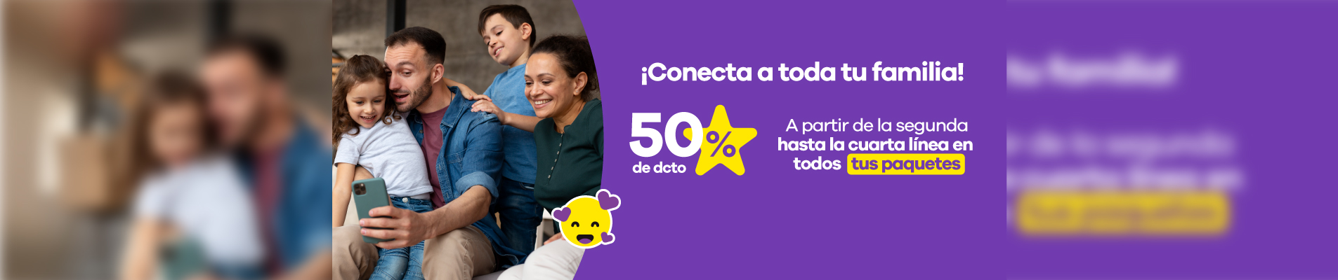 plan familiar de datos con Móvil Éxito