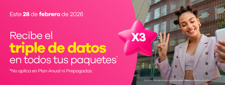 Banner Datos x3 Aniversario Febrero 2026