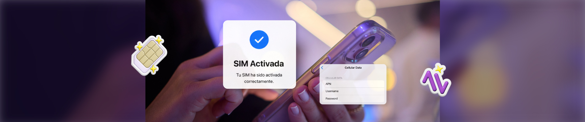 Activar SIM y configurar ANP