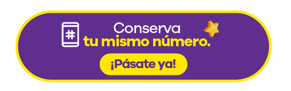 Conserva tu mismo número.